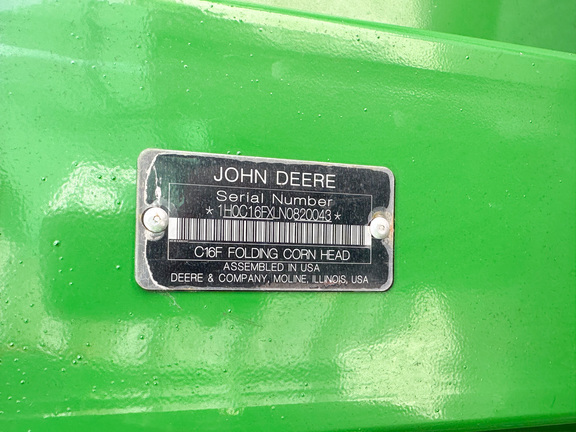 2022 John Deere C16F Header Corn Head