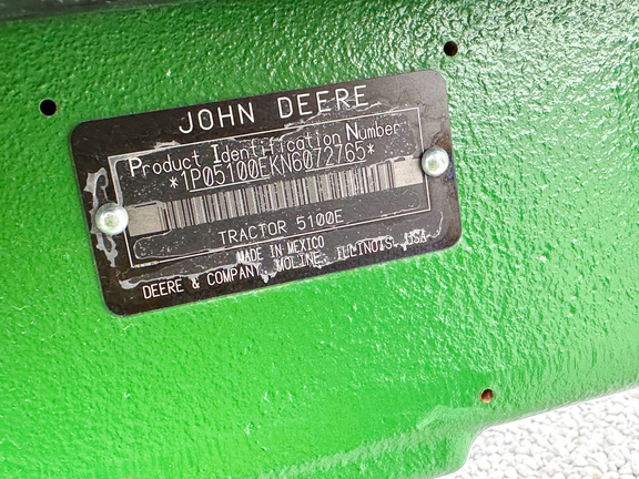 2023 John Deere 5100E Tractor