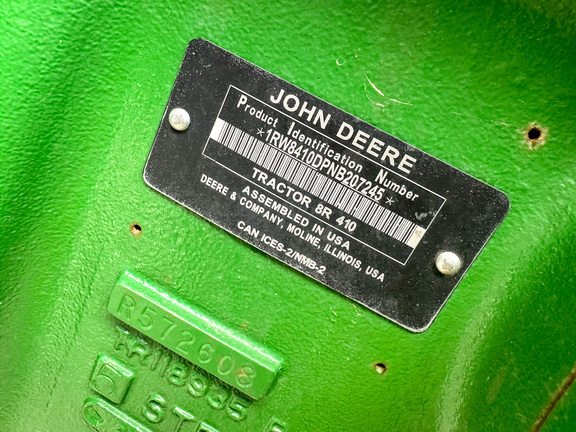 2022 John Deere 8R 410 Tractor