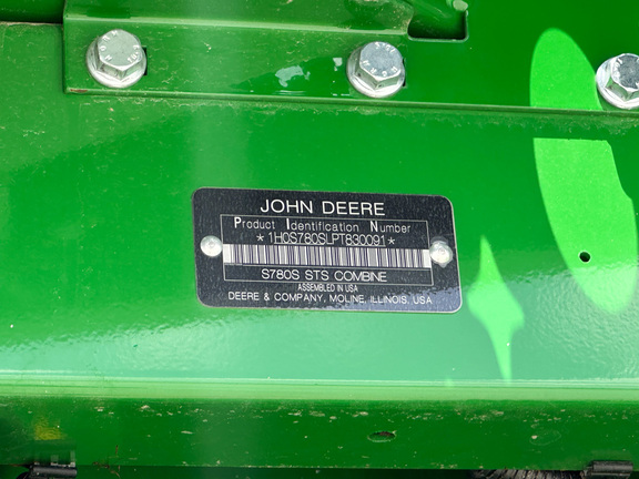 2024 John Deere S780 Combine