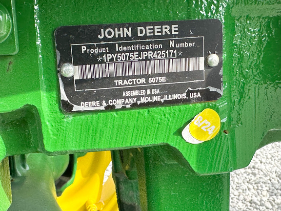 2024 John Deere 5075E Tractor