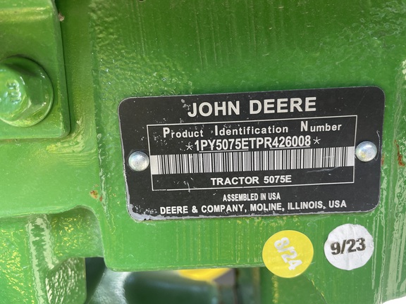 2024 John Deere 5075E Tractor