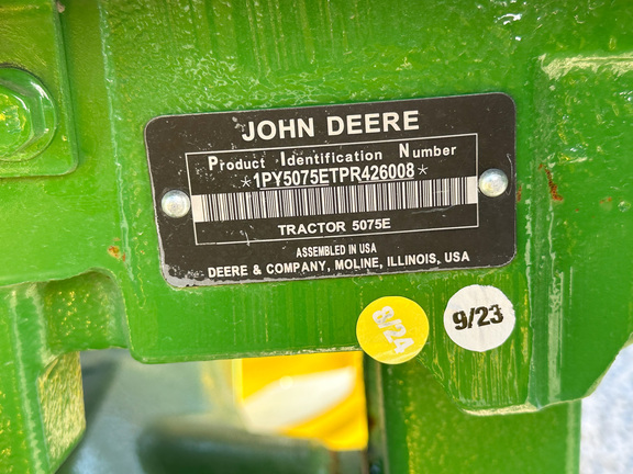 2024 John Deere 5075E Tractor