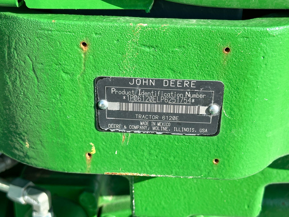 2023 John Deere 6120E Tractor