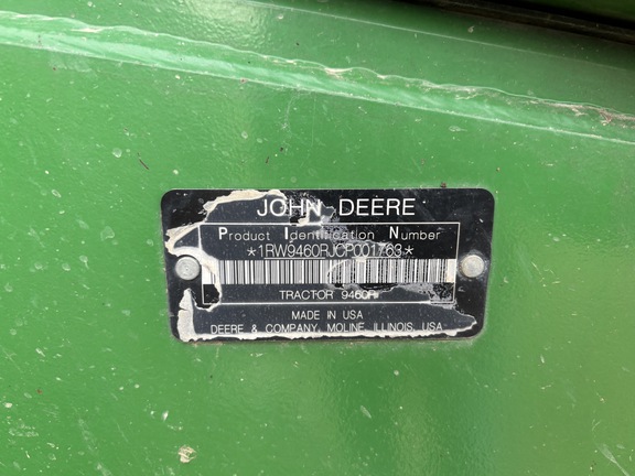 2012 John Deere 9460R Tractor 4WD