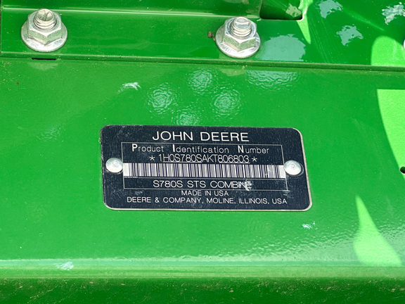 2019 John Deere S780 Combine