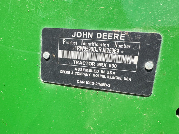 2024 John Deere 9RX 590 Tractor Rubber Track