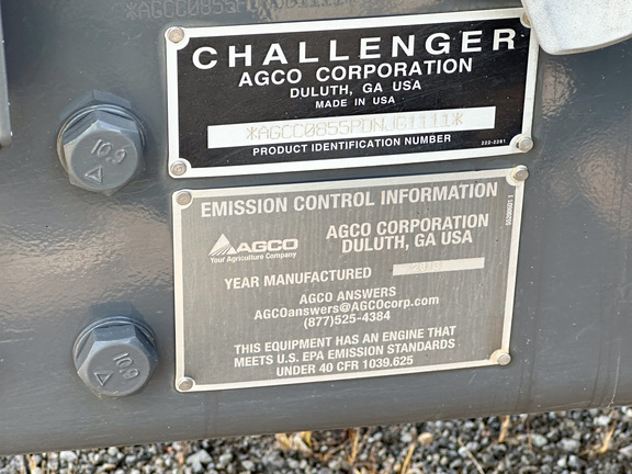 2013 Challenger MT855C Tractor Rubber Track