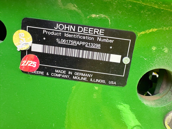 2024 John Deere 6R 175 Tractor