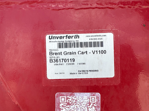 2017 Brent V1100 Grain Cart