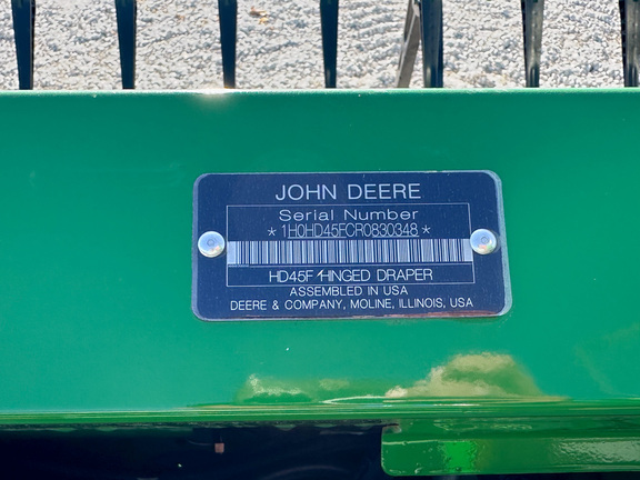 2024 John Deere HD45F Header Combine