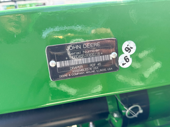 2025 John Deere RDF 45 Header Combine