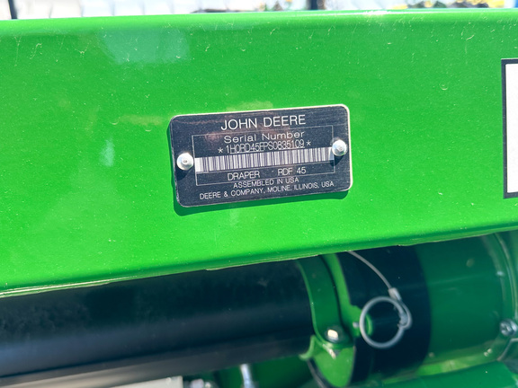 2025 John Deere RDF 45 Header Combine