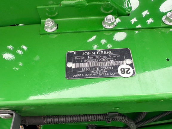 2019 John Deere S780 Combine