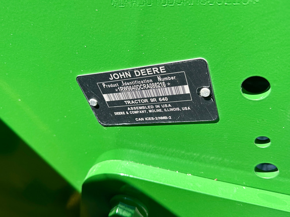 2024 John Deere 9R 640 Tractor 4WD
