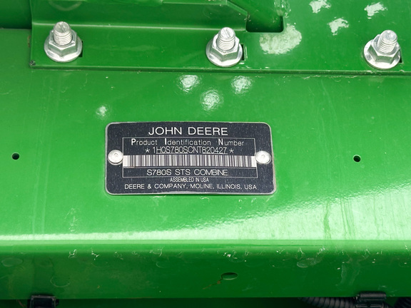 2022 John Deere S780 Combine