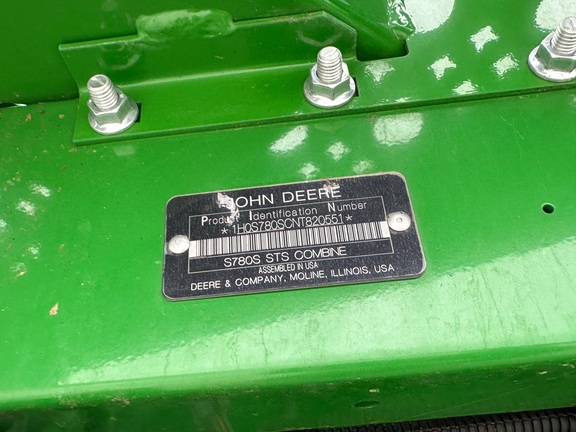 2022 John Deere S780 Combine
