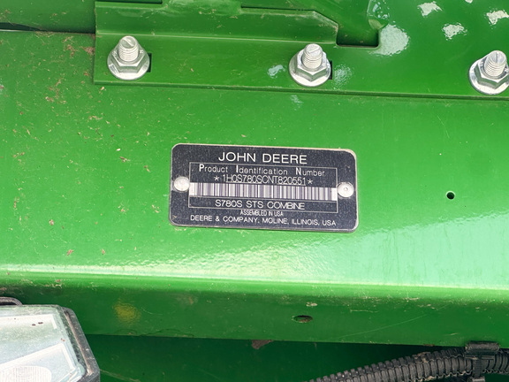2022 John Deere S780 Combine