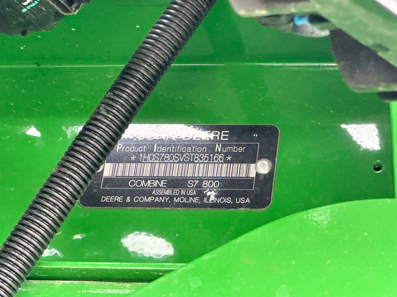 2025 John Deere S7 800 Combine