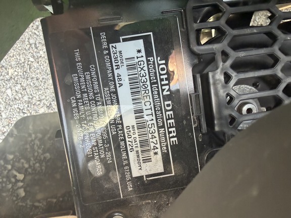 2026 John Deere Z330R Mower/Zero Turn