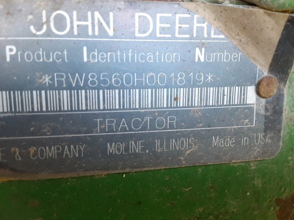 1990 John Deere 8560 Tractor 4WD