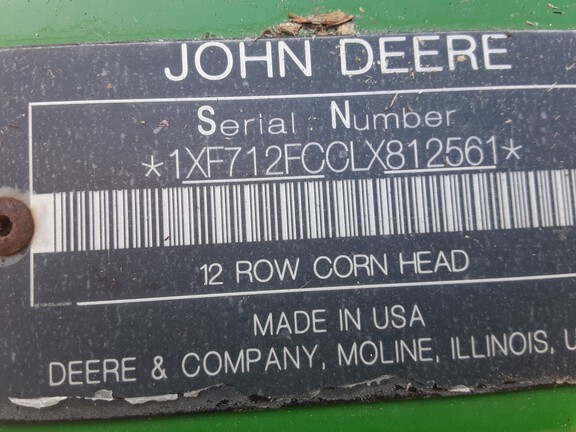 2020 John Deere 712FC Header Corn Head