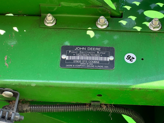 2020 John Deere S780 Combine