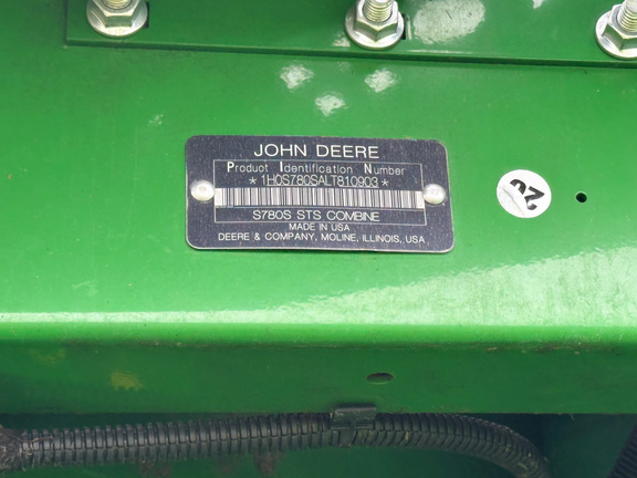 2020 John Deere S780 Combine