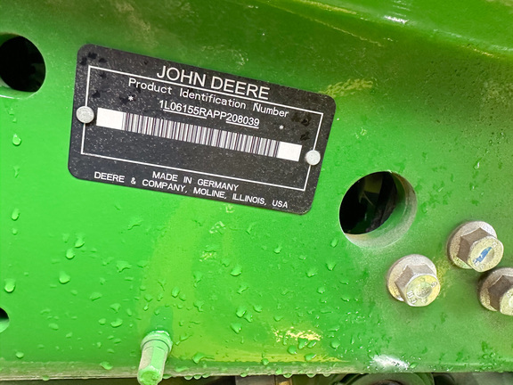 2023 John Deere 6R 155 Tractor