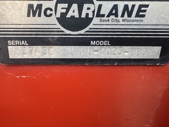 2010 McFarlane RD-4025-RB6 Misc
