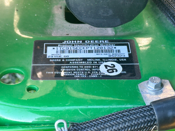 2023 John Deere Z915E Mower/Zero Turn