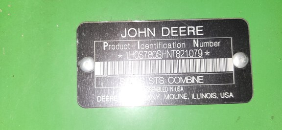 2022 John Deere S780 Combine