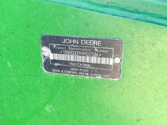 2010 John Deere 9330 Tractor 4WD