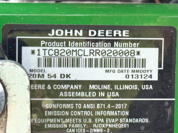 2024 John Deere Q820M Misc