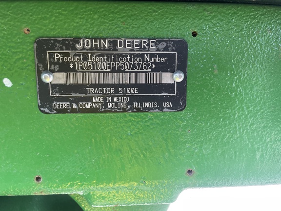 2023 John Deere 5100E Tractor