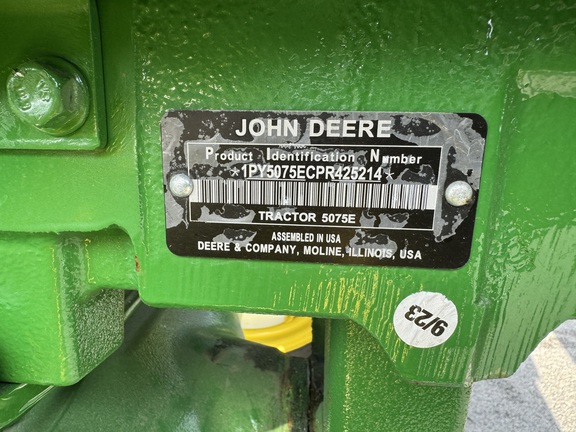 2024 John Deere 5075E Tractor