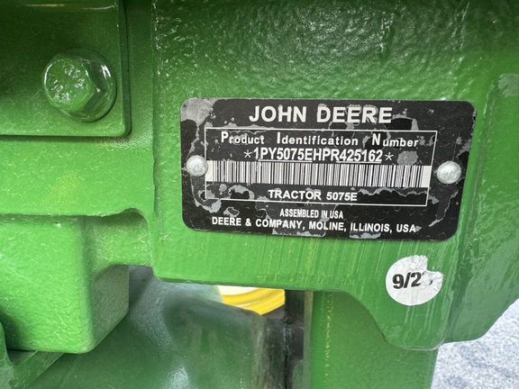 2024 John Deere 5075E Tractor