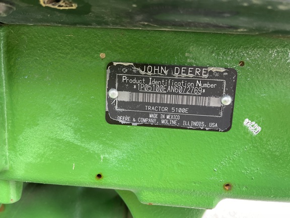 2022 John Deere 5100E Tractor