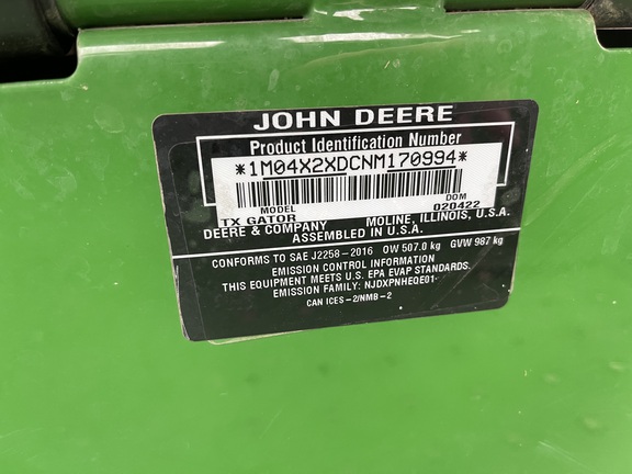 2022 John Deere TX ATV