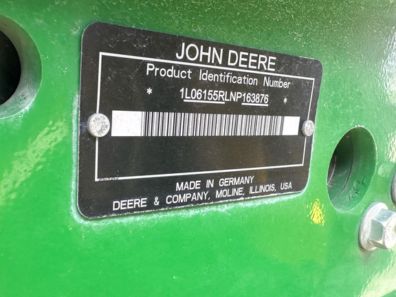 2022 John Deere 6R 155 Tractor