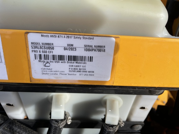 2023 Cub Cadet PRO X 660 EFI Misc