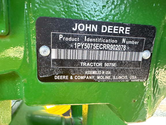 2024 John Deere 5075E Tractor