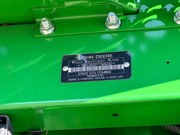 2023 John Deere S780 Combine