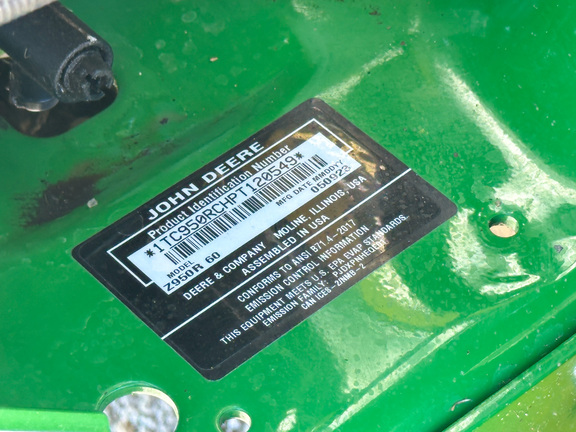 2023 John Deere Z950R Mower/Zero Turn