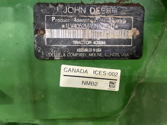 2022 John Deere 4052M Tractor Compact