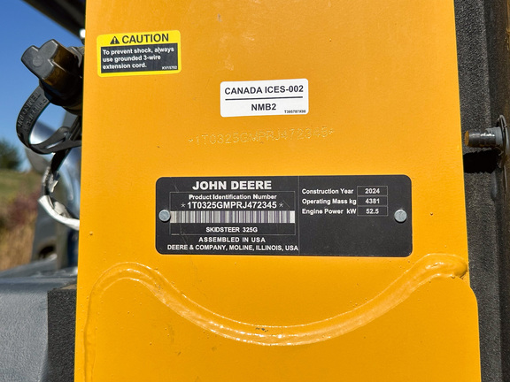 2024 John Deere 325G Compact Track Loader