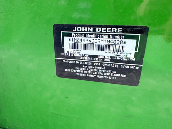 2024 John Deere TX 4X2 ATV