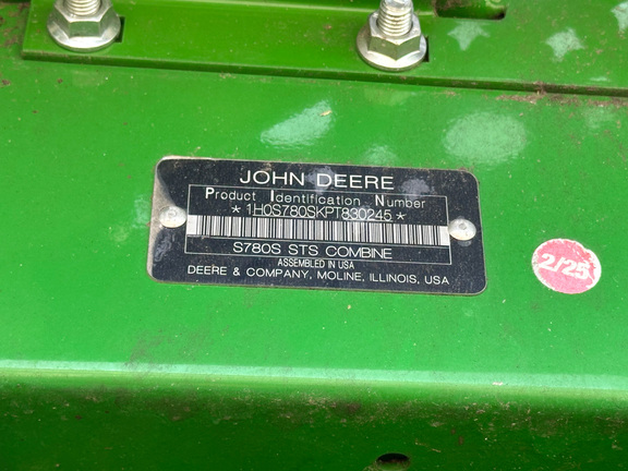 2024 John Deere S780 Combine