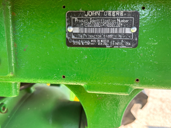 2024 John Deere 5100E Tractor