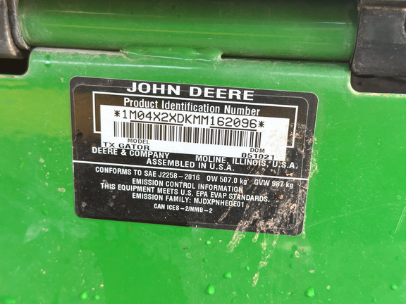 2021 John Deere TX 4X2 ATV